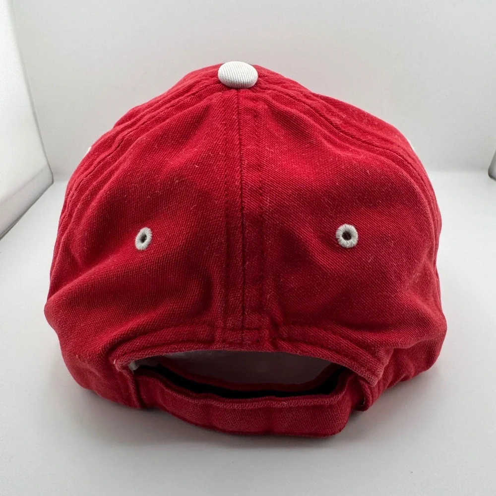 SPL 28 Georgia Bulldogs Hat Mens OSFA Red Good Embroidered Adjustable Cap